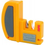 Smith's 50729 Deluxe Fillet Knife & Hook Sharpener - Portable Outdoor Tool - Multiple Sharpening Grooves - Line Cutter - Pocket Knives & Straight Blades - Lightweight & Durable - Fishing Hook