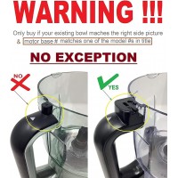 Ninja Blender 64oz Food Processor Bowl Attachment Kit - Duo & Auto IQ BL 640, BL641, BL642 , BL680 and BL682 Only