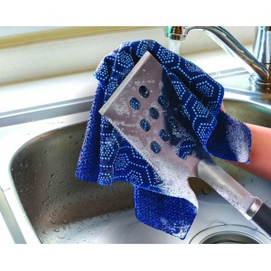 Scotch-Brite Non-Scratch Gray Scrubbing Dish Clothes, Scrubbing Power Makes Cleaning Easy, 2 Cloths