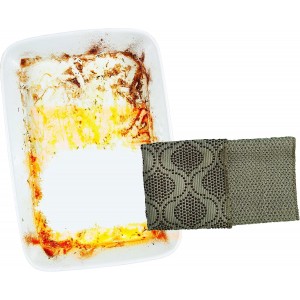 Scotch-Brite Non-Scratch Gray Scrubbing Dish Clothes, Scrubbing Power Makes Cleaning Easy, 2 Cloths