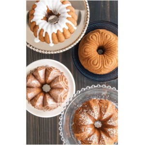 Nordic Ware 91377 Nordicware 9 Cup Bundt Quartet Pan, Gold