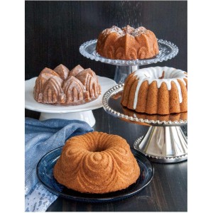 Nordic Ware 91377 Nordicware 9 Cup Bundt Quartet Pan, Gold