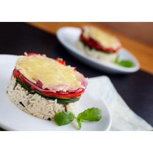 Uncle Jack Professional Stainless Steel Round Food Tower Presentation Cooking Rings with Food Press