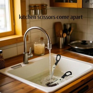 Prettyia Kitchen Shears, Take-Apart Heavy Duty Stainless Steel Multi Purpose Kitchen Scissors