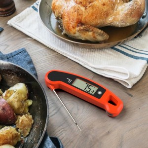 Lavatools Javelin® PRO Classic Ultra-Fast 2-Second Professional Digital Instant Read Meat Thermometer for Grill and Cooking, Auto-Rotating Backlit Display, IP65 Water Resistant, NSF Certified – Sambal