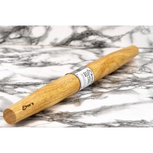 French Rolling Pin – 18 Inch Wooden Dough Roller for Baking Pizza, Pie Crust, Cookies & Pasta | Essential Kitchen Tool & Gift for Bakers, Chefs & Home Cooks
