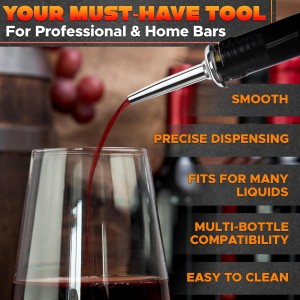 12Pcs Stainless Steel Liquor Pour Spout Covers - Leak-Resistant Alcohol Pour Spouts for Liquor Bottles, Oil Topper for Bottle with Silicone Seal Rings & Rubber Cups - Olive Oil Spouts for Bottles