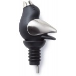Wine Pourer - Black and Chrome