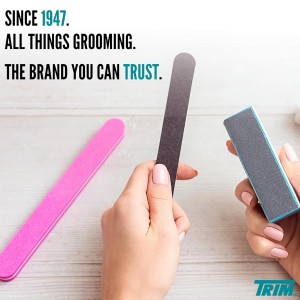 Trim Neat Feet Foot Care Implements Deluxe Toenail Clipper with File, Straight Edge, Stainless Steel, Cuts Toughest Toenails, Helps with Ingrown Nails, Ultra Sharp, Nail Care Tool, 1 Count