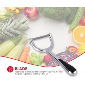 Home Basic Horizontal Zinc Veg Peeler