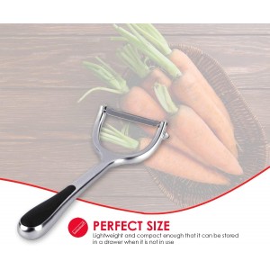 Home Basic Horizontal Zinc Veg Peeler