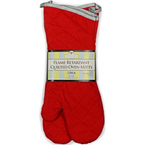Nouvelle Legende Flame Retardant Quilted Oven Mitts, 17