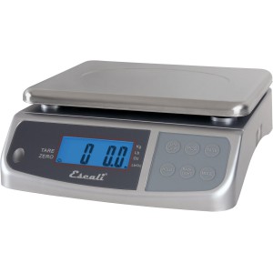 Escali M-Series NSF Certified Digital Kitchen & Industrial Scale, 66 lb Capacity, Dual Display, Spill-Proof, Stainless Steel