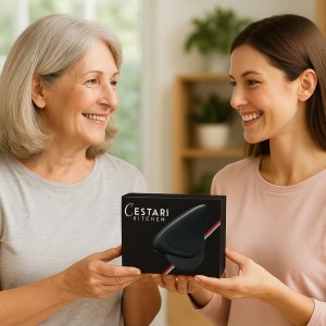 Cestari Heirloom Ceramic Pizza Cutter – Razor-Sharp, Rust-Free Blade with Protective Guard | Dishwasher Safe | A Legacy Kitchen Tool for Generations