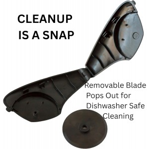 Cestari Heirloom Ceramic Pizza Cutter – Razor-Sharp, Rust-Free Blade with Protective Guard | Dishwasher Safe | A Legacy Kitchen Tool for Generations