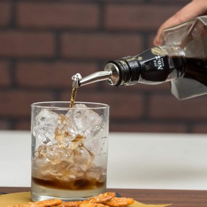 7-Piece Stainless Steel Flip Top Oil Pour Spouts with Funnel - Leakproof Speed Pourer Nozzles for 3/4