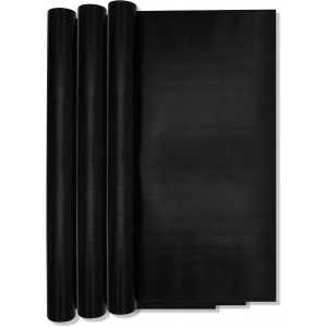 3 Pack Non-Stick Heavy Duty Oven Liners Set for Bottom of Electric Oven by Grill Magic - Thick, Heat Resistant Fiberglass Mat - Easy to Clean, Reduce Spills, Stuck Foods & Clean Up - BPA Free