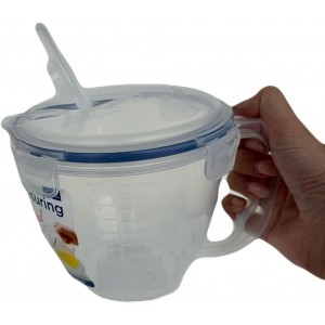 LOCK & LOCK SPECIAL Measuring Bowl with Handle 33.81-oz / 4.23-cup (1)