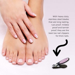 Dream Cut Nail Clipper, Toenail Clippers, Chrome Plated, Stainless Steel, Sharp, Sturdy, Comfort Grip, Nail Catcher, for Men and Women, Nail Cutter, Trimmer