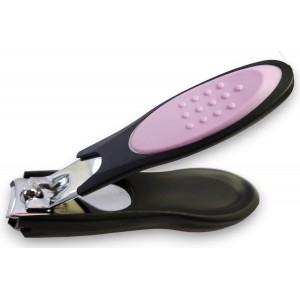 Dream Cut Nail Clipper, Toenail Clippers, Chrome Plated, Stainless Steel, Sharp, Sturdy, Comfort Grip, Nail Catcher, for Men and Women, Nail Cutter, Trimmer