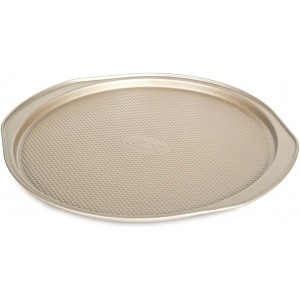 Glad Nonstick Large Pizza Pan for Oven | Round Baking Tray | Textured Cooking Sheet Crisper | Premium Bakeware Series for Home Kitchen