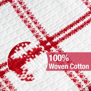 T-Fal Premium Waffle Dish Cloths: Highly Absorbent, Super Soft Long Lasting - 100% Cotton, 12