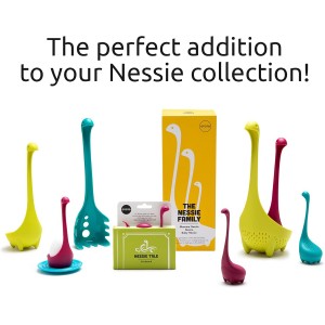 OTOTO Papa Nessie Pasta Server, Spaghetti Spoon - Food Grade & BPA Free Pasta Spoon Server - Dishwasher Safe & Heat Resistant Spaghetti Server, Pasta Fork 11.22x3.35x2.17 in