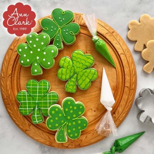 Ann Clark St. Patrick’s Day Shamrock Cookie Cutter, 3-3/4” Made in USA