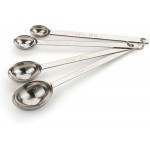 RSVP International Measuring Spoons, Long, Stainless Steel