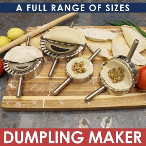 Best Utensils Stainless Steel Ravioli Mold Pierogi Dumpling Maker Wrapper Pastry Dough Cutter Kitchen Accessories (L: 4.5 inch)