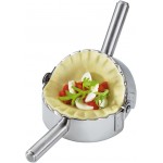 Best Utensils Stainless Steel Ravioli Mold Pierogi Dumpling Maker Wrapper Pastry Dough Cutter Kitchen Accessories (L: 4.5 inch)