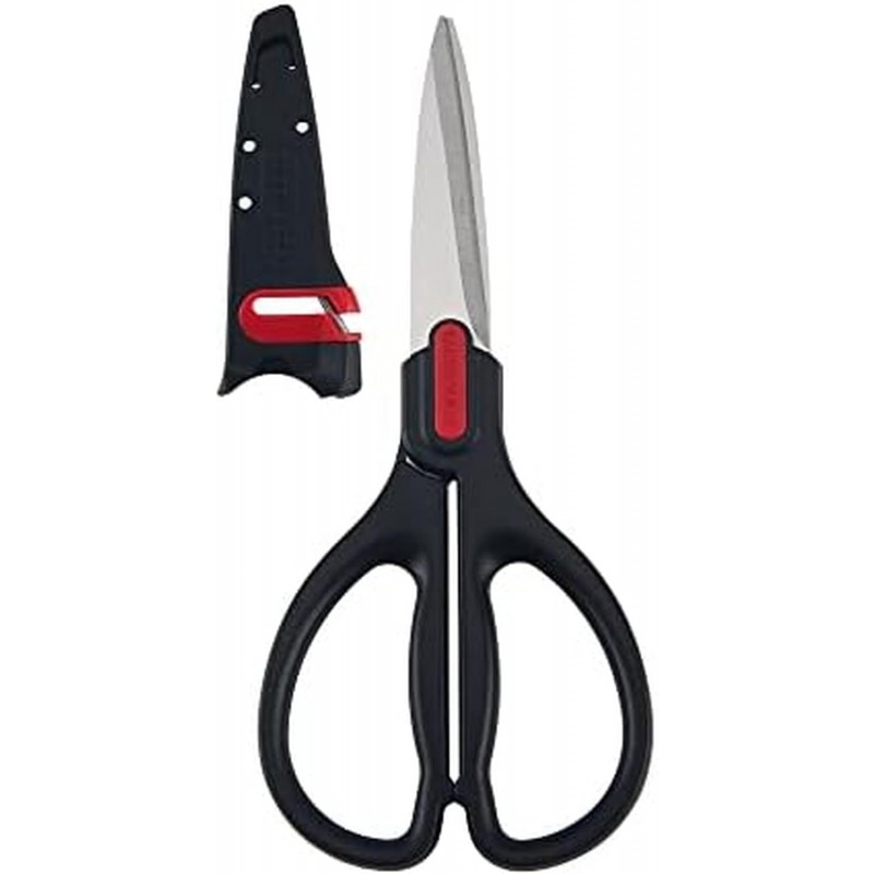 Farberware Self-Sharpening Stainless Steel All-Purpose Shears with Edgekeeper Sleeve