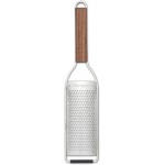 Microplane Master Series Wood Handle Stainless Steel Frame Fine Blade Cheese Grater