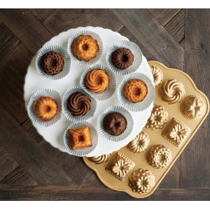 Nordic Ware Bundt Charms, 1.2 Cup, Gold