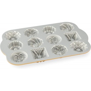 Nordic Ware Bundt Charms, 1.2 Cup, Gold