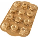 Nordic Ware Bundt Charms, 1.2 Cup, Gold