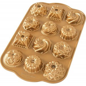 Nordic Ware Bundt Charms, 1.2 Cup, Gold