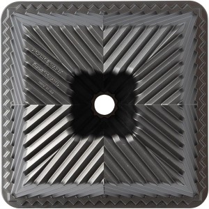 Nordic Ware Bundt Squared Pan, 10 Cup, Graphite