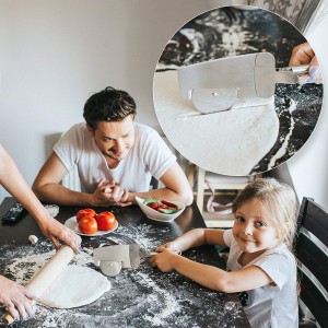 Pizza Cutter Wheel 4 in 1 design, Super Sharp Slicer, very easy to Cut & Serve, all Stainless Steel, Dishwasher safe