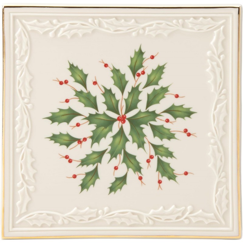 Lenox 870020 Hosting The Holidays Trivet, Christmas