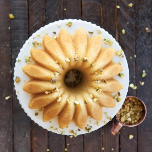 Nordic Ware Lotus Bundt Pan Gold, 5 Cup Capacity