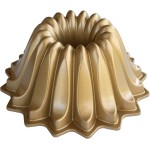 Nordic Ware Lotus Bundt Pan Gold, 5 Cup Capacity