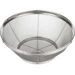 Juvale Stainless Steel Fine Mesh Strainer - Durable Rust-Resistant Mesh Colander - Ergonomic Handle Rice Colander - Ultra-Fine Flour Sifter - Dishwasher Safe with Stable Design - 11 in x 4 in, Silver