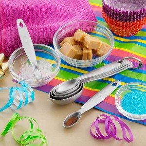 Spring Chef Stainless Steel Measuring Spoons Set of 7, Oval Metal Teaspoon & Tablespoon Measuring Spoons - Nesting Kitchen Gadgets For Baking & Cooking, Dual Measurements - Dry & Liquid Ingredients