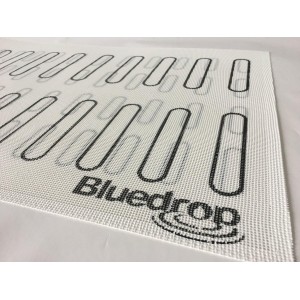 Bluedrop Eclair Baking Sheets Perforated Silicone Baking Mats For Bread Cookies Open Mesh Non Stick Oven Liner
