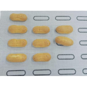 Bluedrop Eclair Baking Sheets Perforated Silicone Baking Mats For Bread Cookies Open Mesh Non Stick Oven Liner
