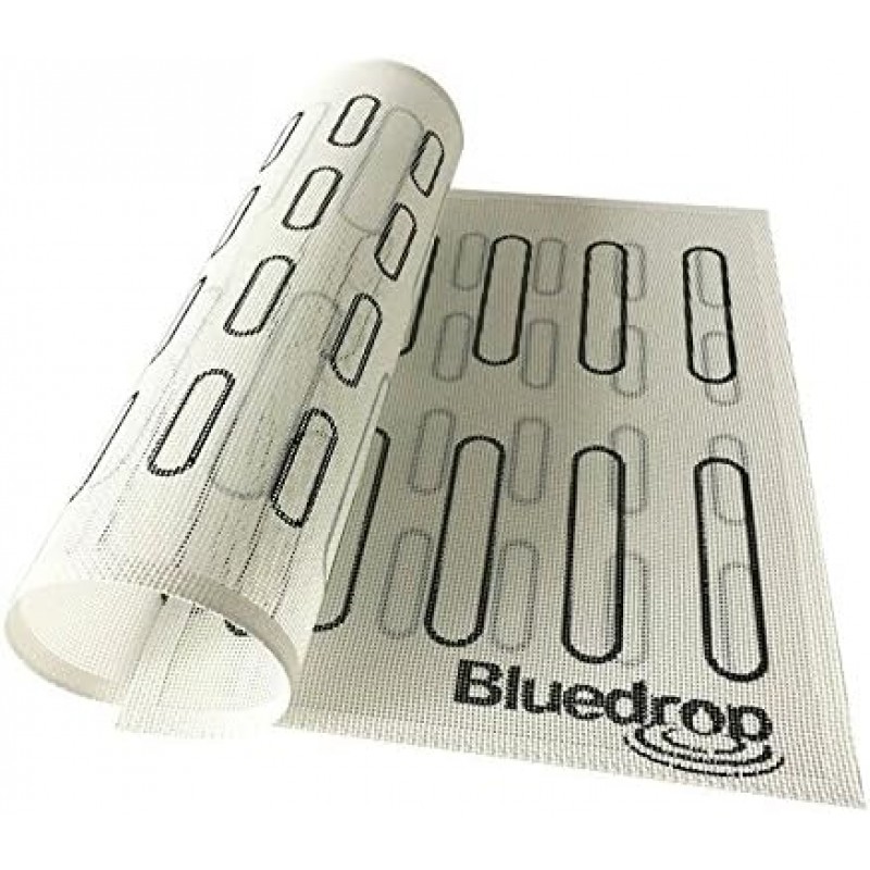 Bluedrop Eclair Baking Sheets Perforated Silicone Baking Mats For Bread Cookies Open Mesh Non Stick Oven Liner