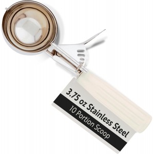 Restaurantware 3.75 Ounce Portion Scoop,...