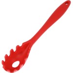 Chef Craft Premium Silicone Spaghetti/Pasta Fork, 11.5 inch, Red