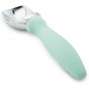 Spring Chef Heavy Duty Metal Ice Cream Scoop - Dishwasher Safe Ice Cream Scooper - Commercial Icecream Scoop Spade - Professional Kitchen Gadgets for Gelato, Melon, Sundae - Cookie Spoon - Mint